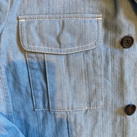 MARC JACOBS VINTAGE WOMEN BLUE JACKET SIZE 52/L usa 100% Cotton - Picture 3 of 14